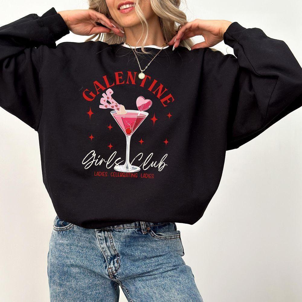 Retro Galentine Girls Club Valentines Day Vuitino Apparel